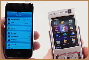 N95 vs. iPhone